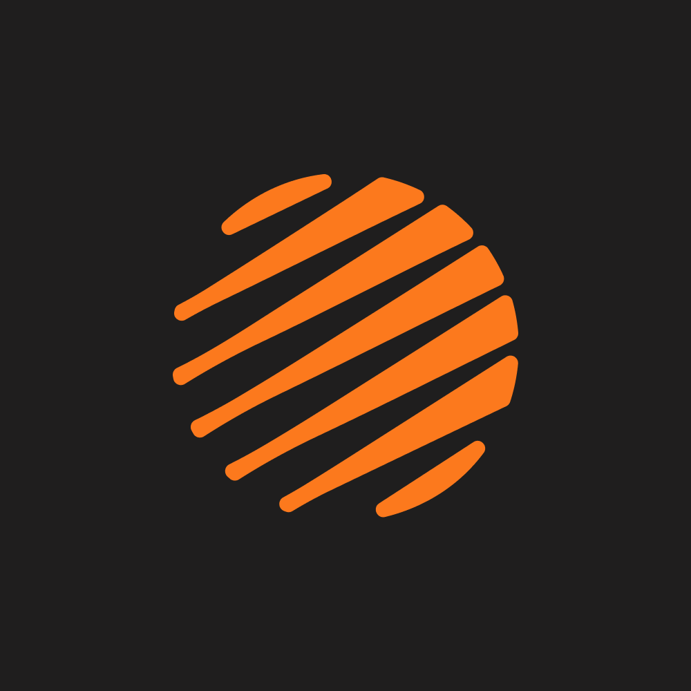 profile-orange on black